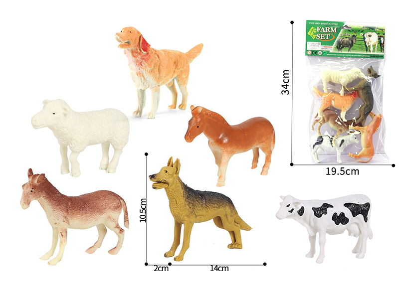6PCS Animal  set