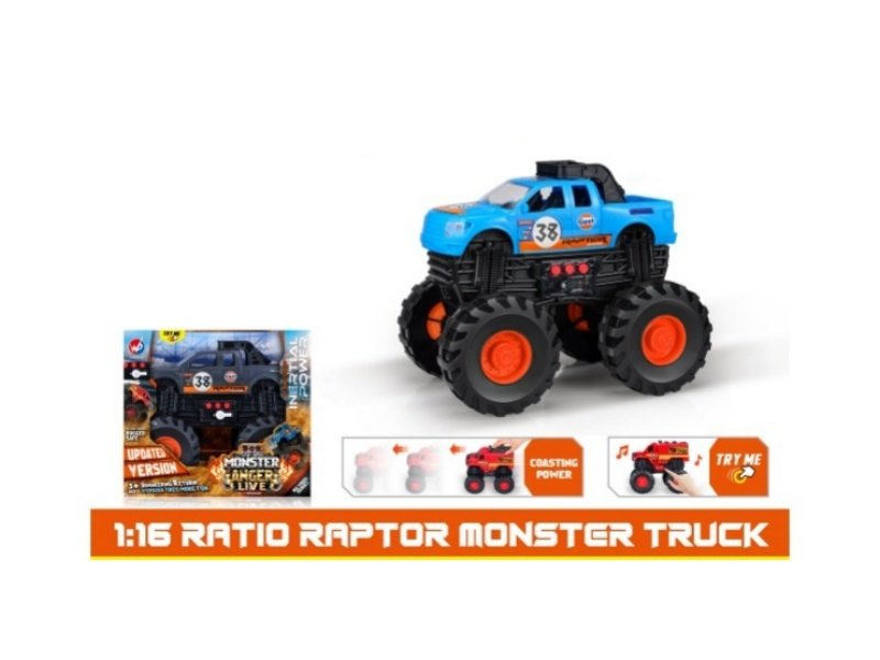 1:16 Fire Wheel Pickup Truck Inertia Vehicle [With Lights And Music]