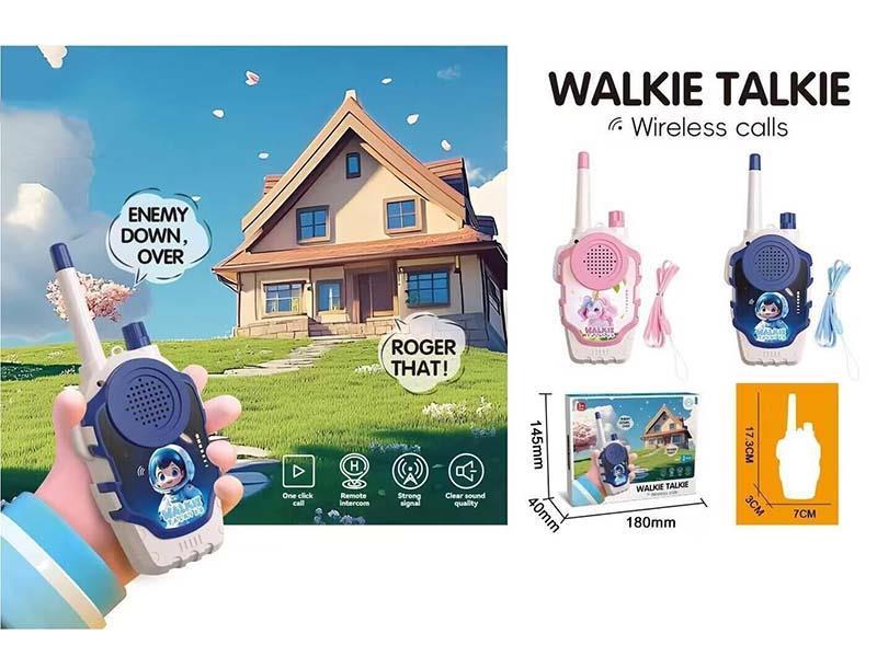 Pink And Blue (600 Meters) Dual-Person Walkie-Talkie