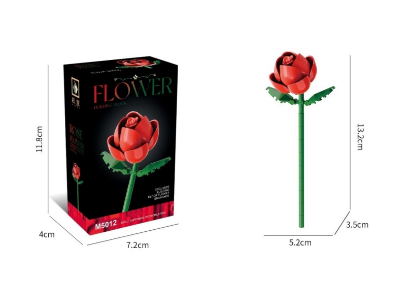 Building Blocks: 34 Pcs Of Roses