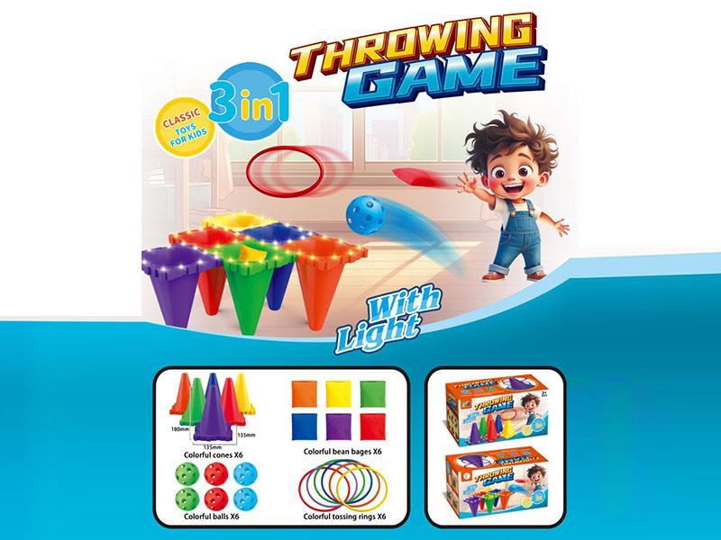 Six-Color ice Cream Cone Sports Outdoor Set (With Lghting)