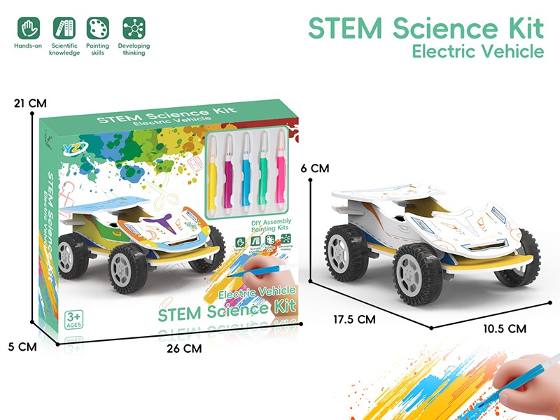 STEM Science Kit DIY 3D Puzzle - Electric Vehicle