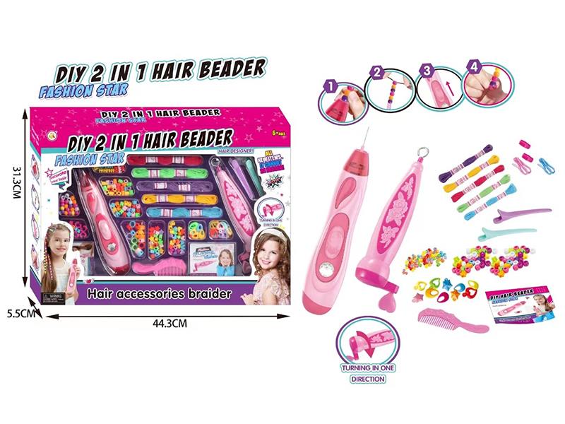 DIY 2 In 1 Hair Beader