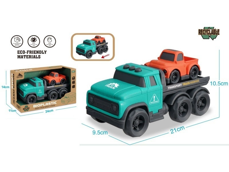 Lighting And Sound - Wheat Straw Materials - Trailer Flatbed Transporter