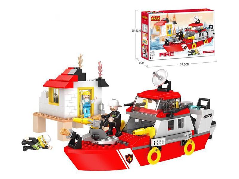 Fire Control Speedboat Building Blocks 316pcs