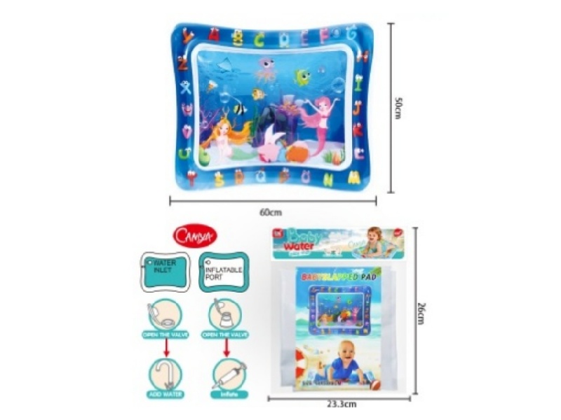 Babies Pat Water And Lie On Pads