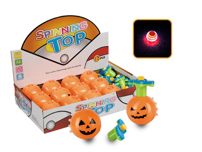 Halloween Pumpkin Top With Light And Music