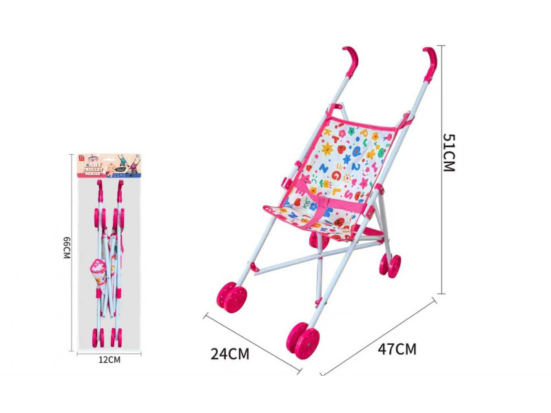 Thick Cloth Plastic Baby Stroller Toy