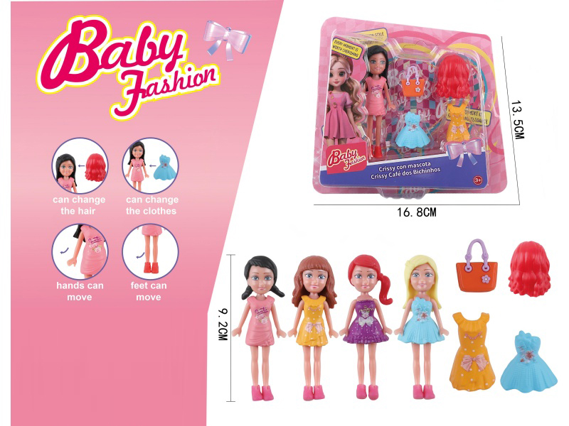 3.5-Inch Dress-Up Doll