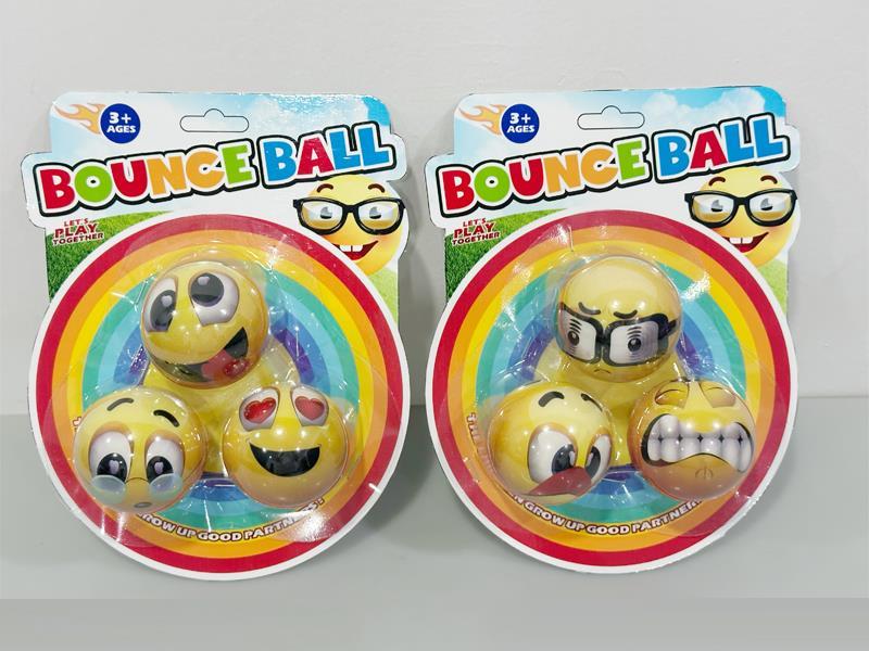 3PCS Pu Emoji Ball