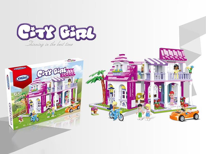 City Girl Building Blocks 694pcs