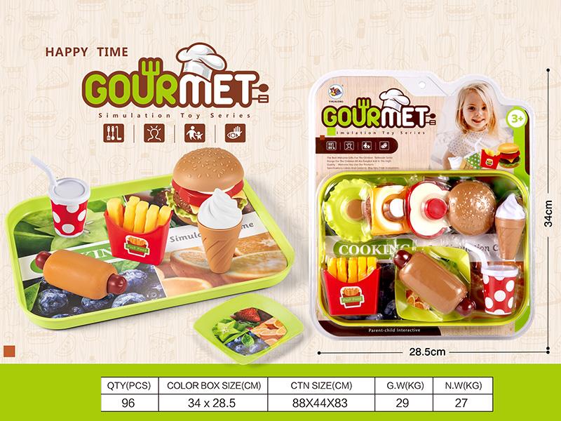 Simulated Hamburger Toy Set