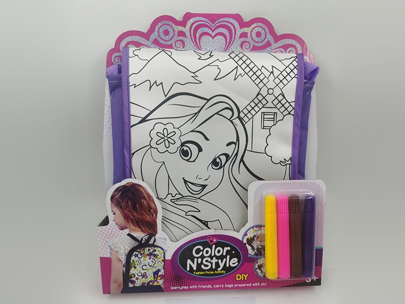 DIY Painted Handbag