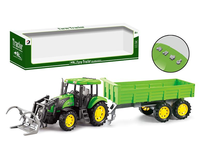 Friction Farm Tractor With Light And Music