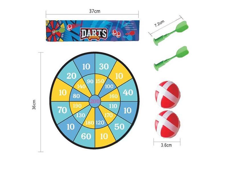 36cm Velcro Dartboard Set