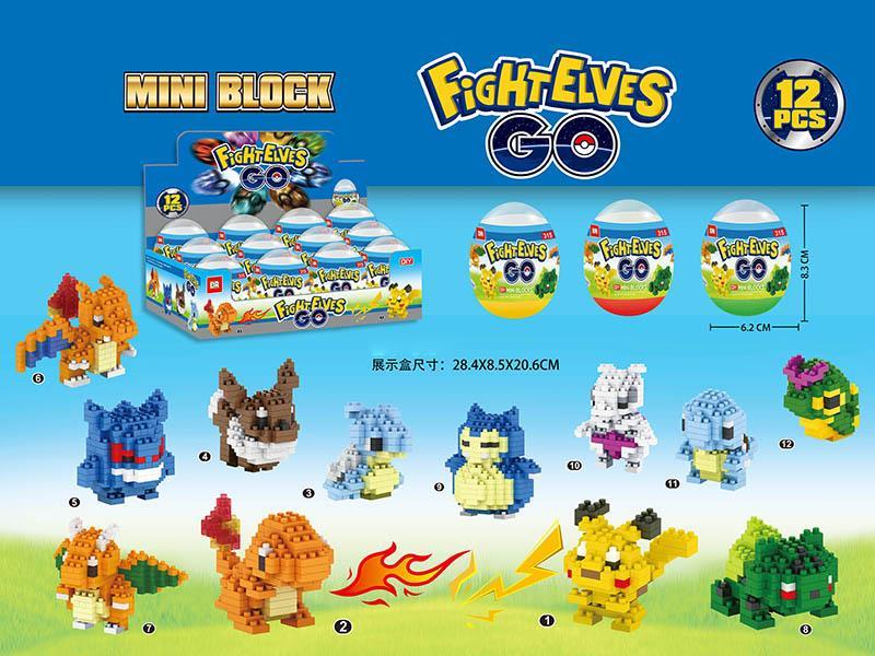 Mini+ Building Blocks - Pokemon