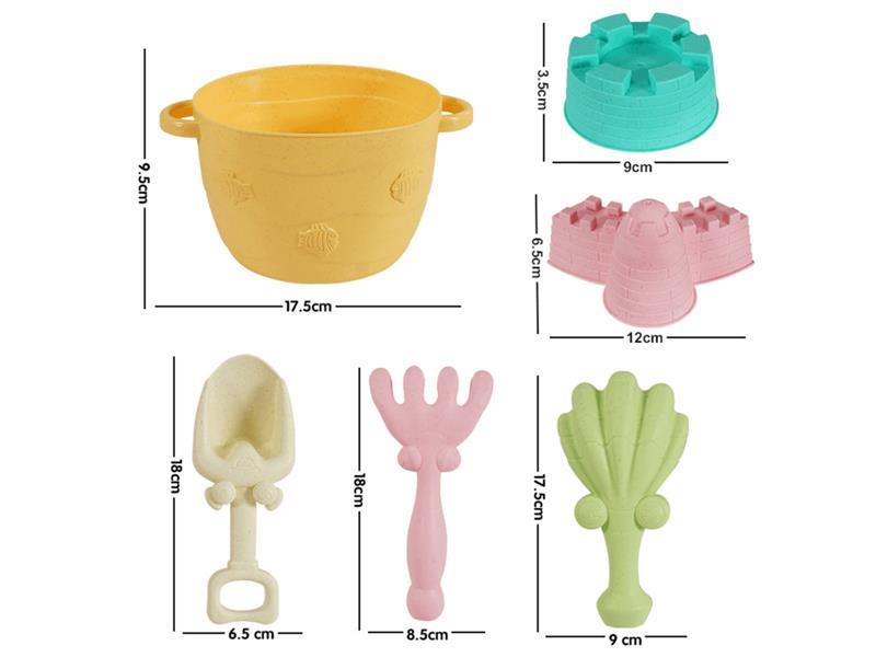 6PCS Beach Toy