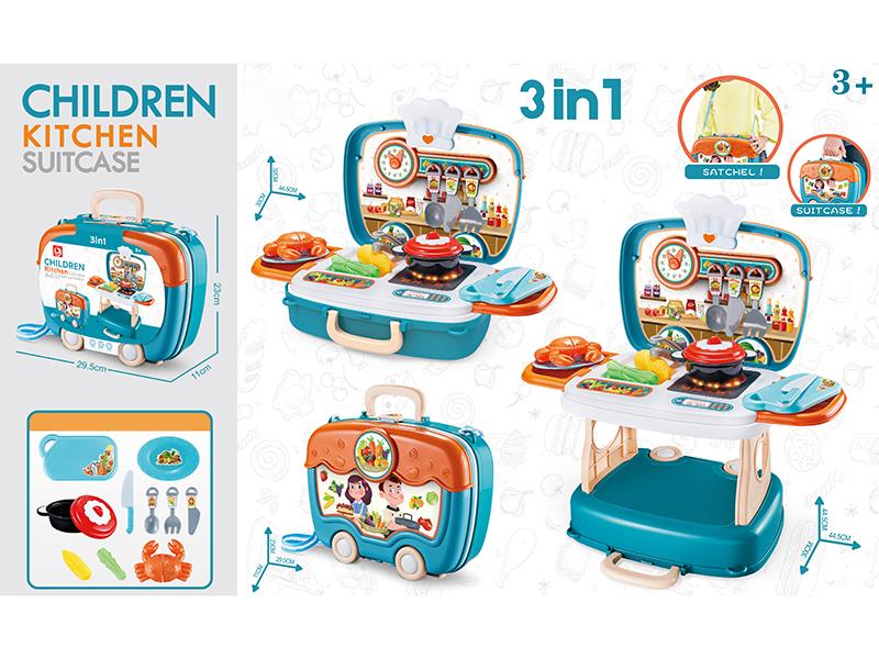 Children Kitchen Suitcase(3 In 1)