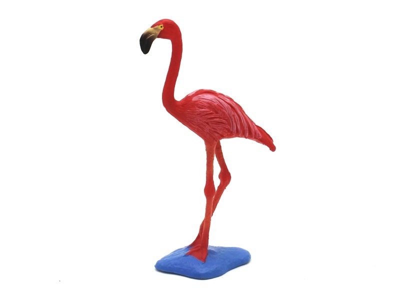 Curved-Legged Flamingo