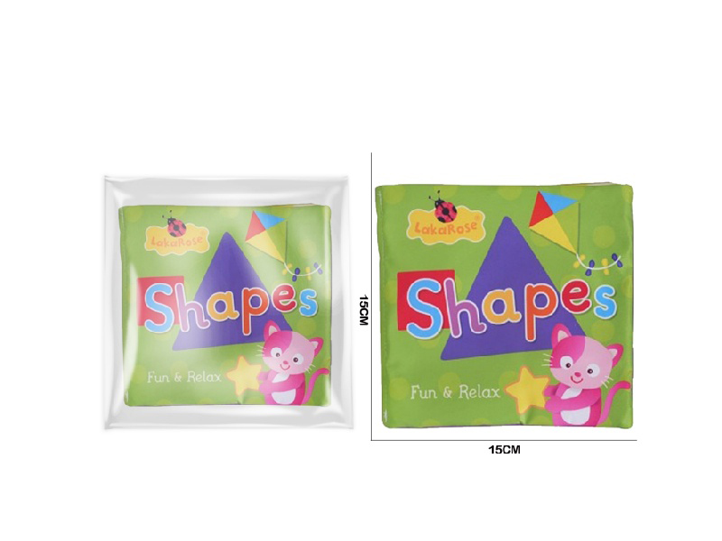 Cognitive Cloth Book [Traditional Chinese + English] Shape (Green)
