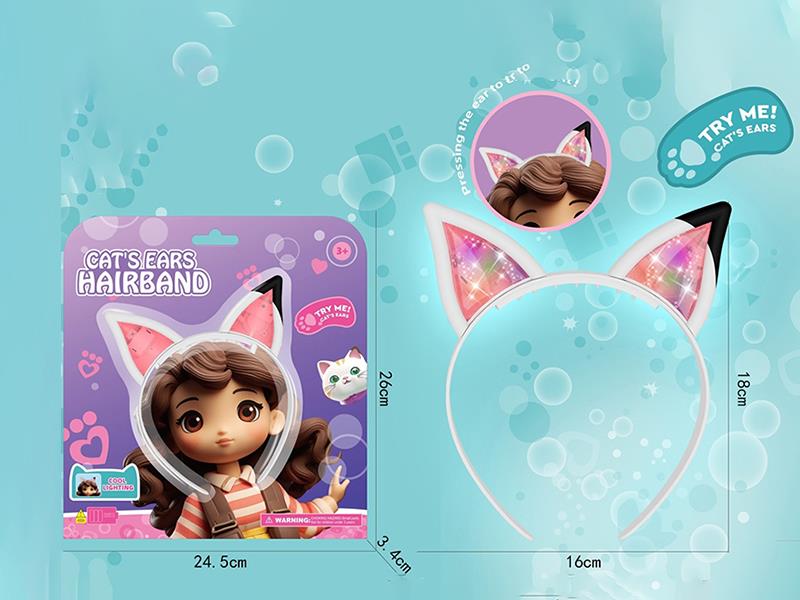 Cute Cat Glitter Hairpin