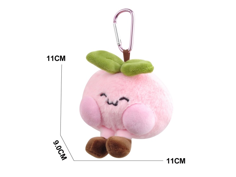 Peach Plush Pendant