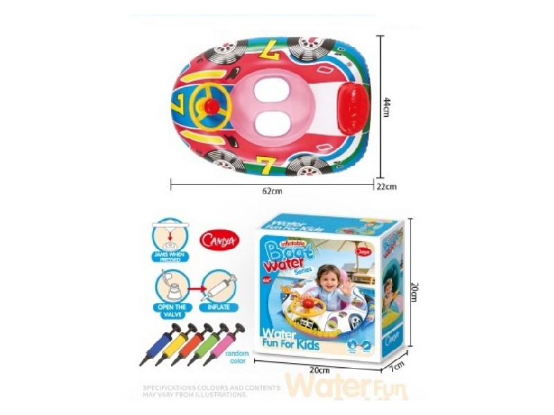 Children'S Swimming Rings + Air Pump [Car Horn Boat]
