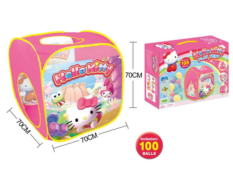 Kt Cat Game House Comes With 100 Ocean Ball