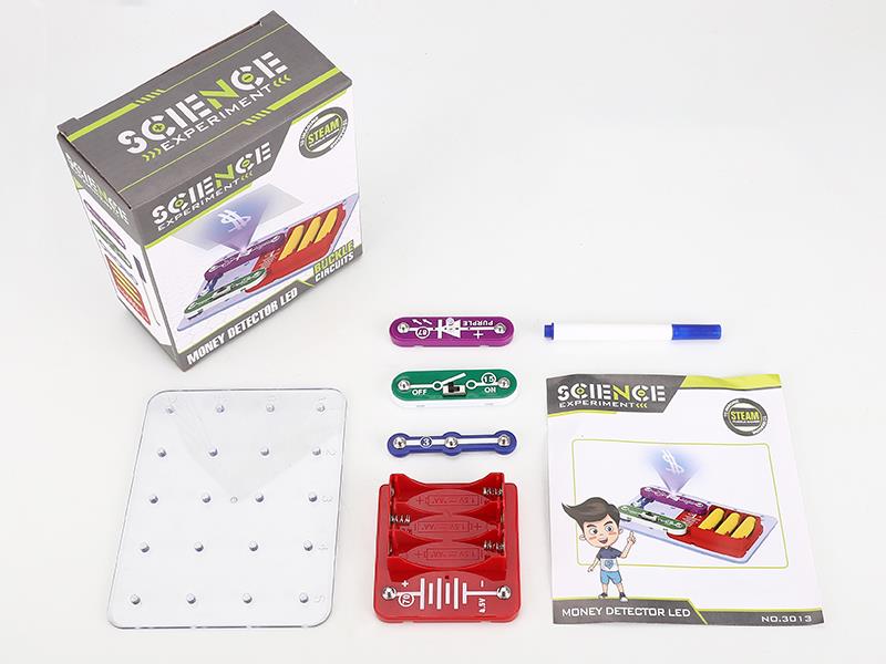 Money Detector LED Science Experiment Electronic Building Block