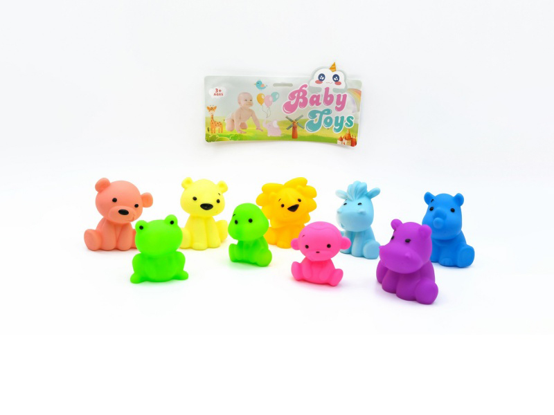 Vinyl Animals With Bb Whistles