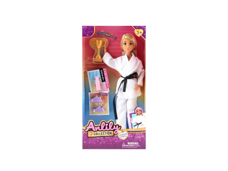 11.5-Inch Solid Doll (Brown Skin Color)