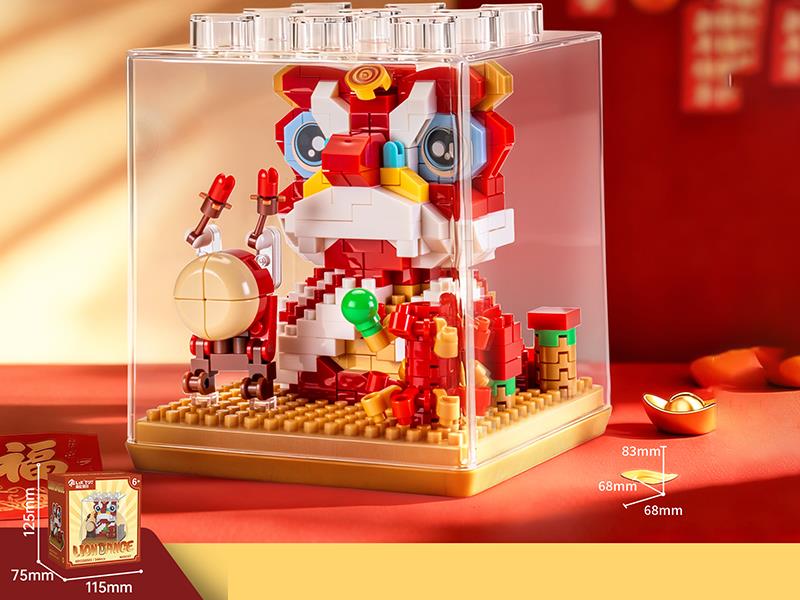 Lion Dance Building Blocks 346PCS