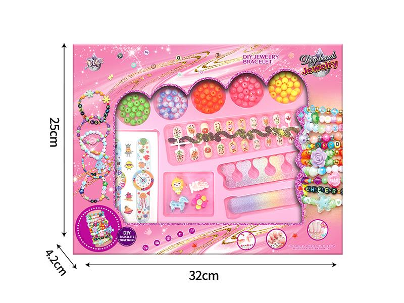 DIY Nail Art & Bracelet Set