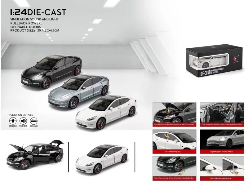 1:24 Tesla Model 3