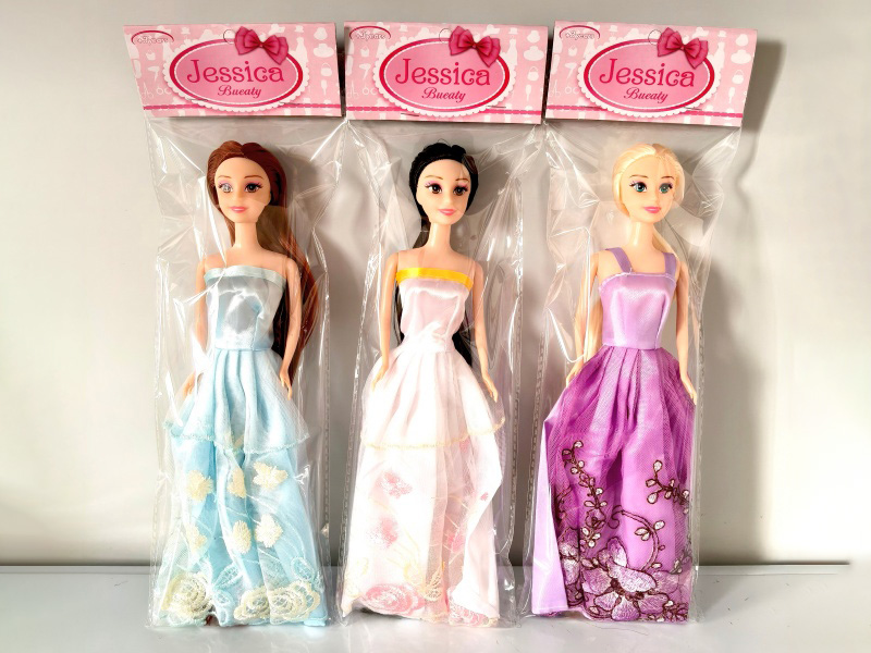 11-Inch Solid Long-Haired Barbie Doll