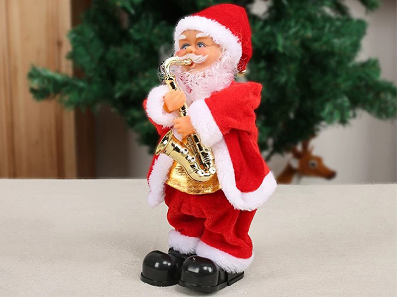 Saxophonist Santa Claus Toy