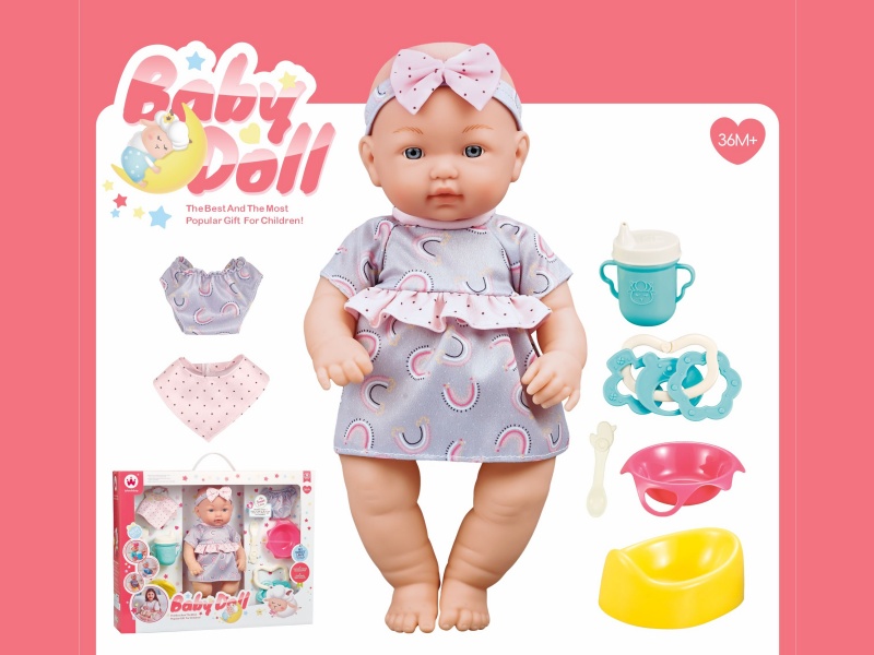 12-Inch Blown Bottle Body Figurine + Accessories