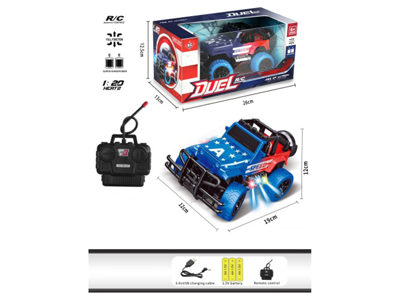 Captain America Off-Road Remote Control Car (2-Color Mixed Configuration)