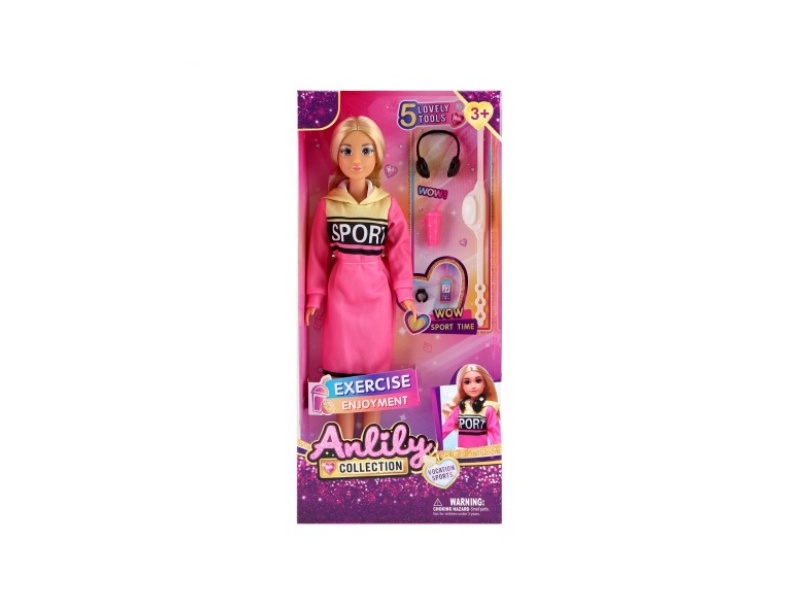11.5-Inch Solid Doll (Brown Skin Color)
