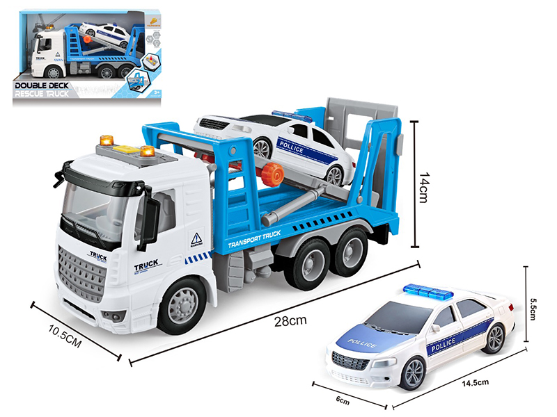 Friction Engineering Rescue Truck With Lights And Music