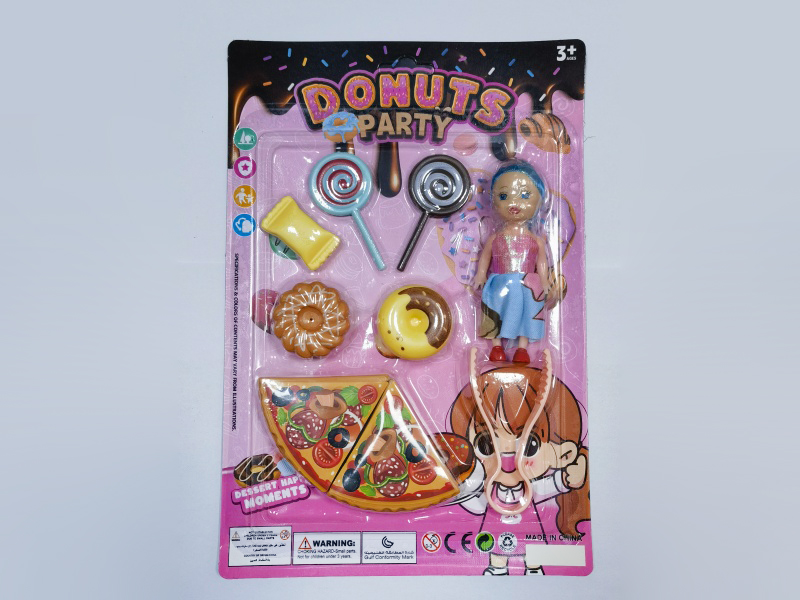 Dessert Candy Toys With 3.5" Doll