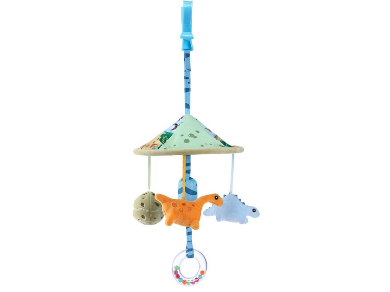 Dinosaur-Style Baby Umbrella Plush Bed Bell