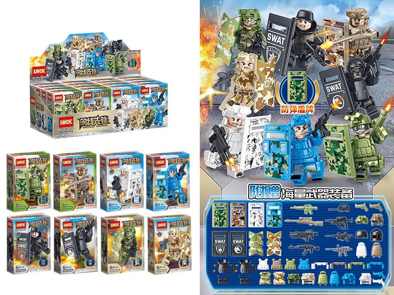 Frontline Warriors Building Blocks 16PCS/Display Box