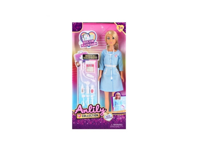 11.5-Inch Solid Doll (Brown Skin Color)