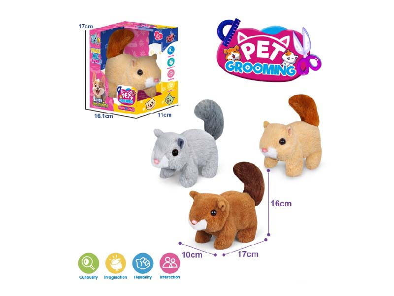 B/O Plush Squirrel