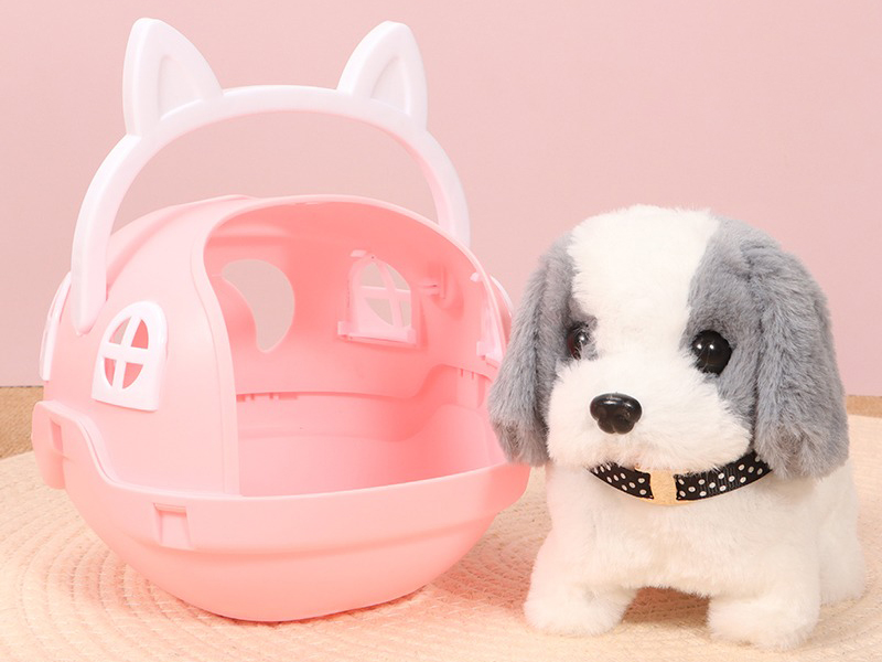 B/O Dog + Pet Cage Toy