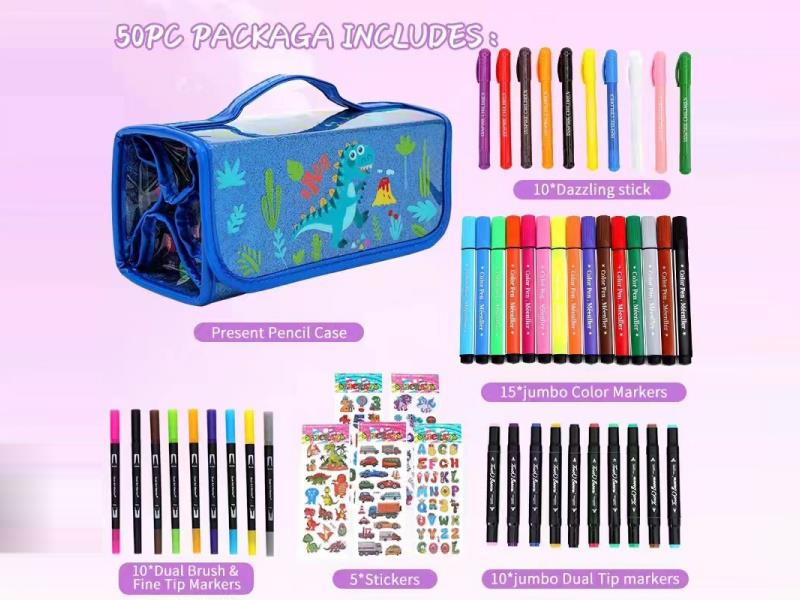 A 50-Piece Painting Set