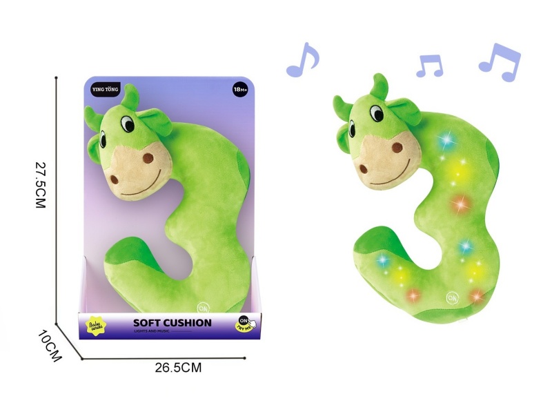 Number Plush Soothing Pillow - 3