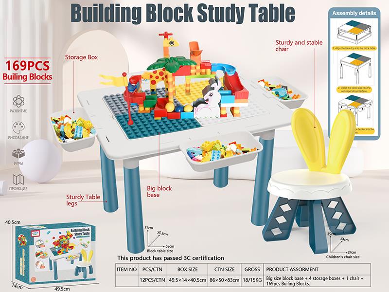 Large Particle Building Block Table