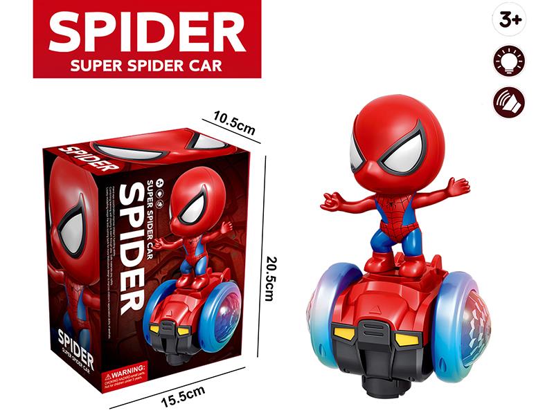 B/O Go And Bump Spider Man Balance Car With Lights And Music